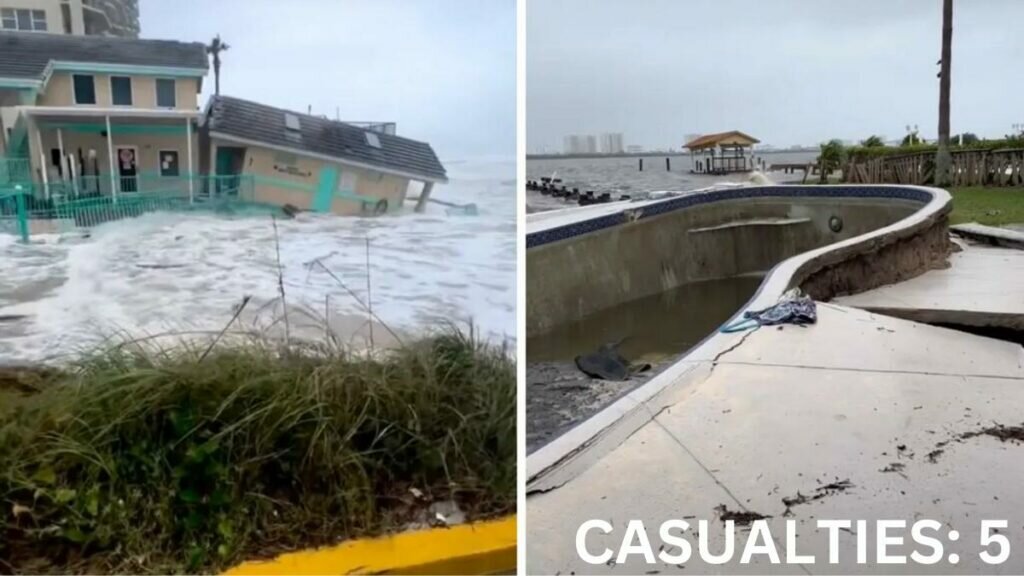 Tropical storm Nicole kills atleast five