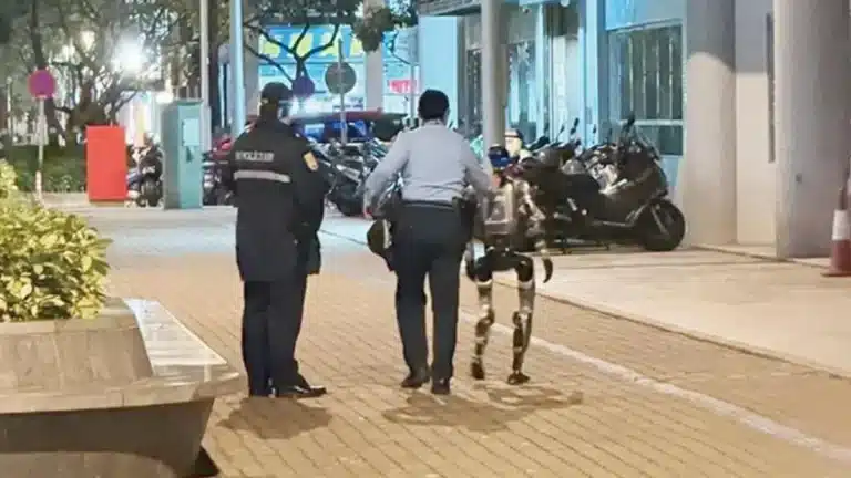A Humanoid Robot "Stopped" by Police After Terrifying an Elderly Woman on the Street